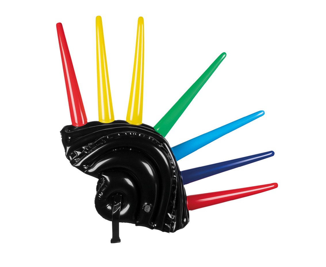 Nadmuchiwany kask z kolcami (52 cm) KK
