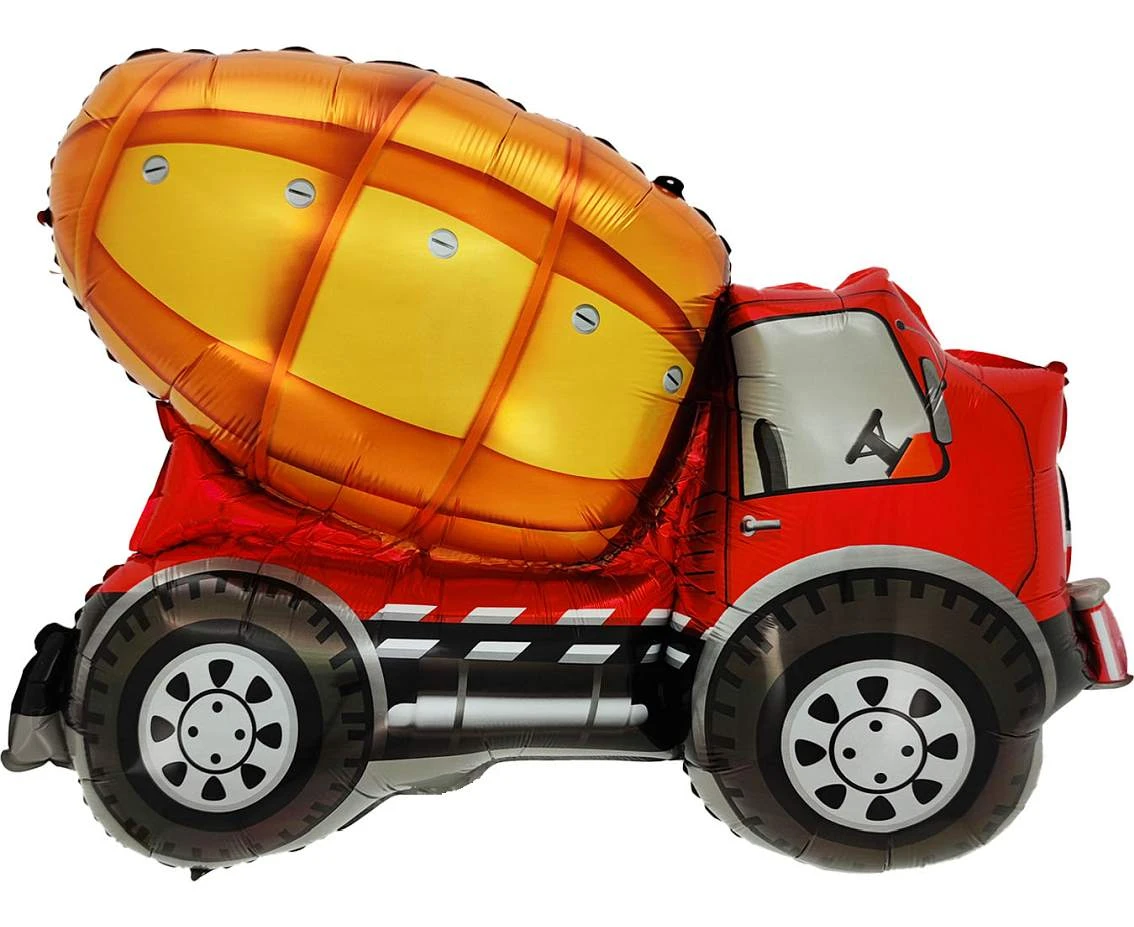 Balon foliowy Betoniarka, 67x47cm