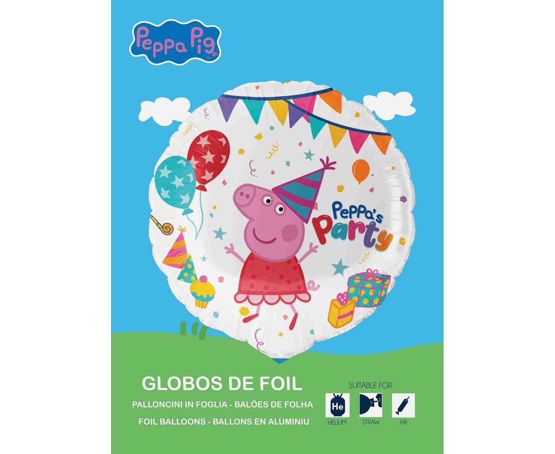 Balon foliowy 18" FX - Peppa Pig, pakowany