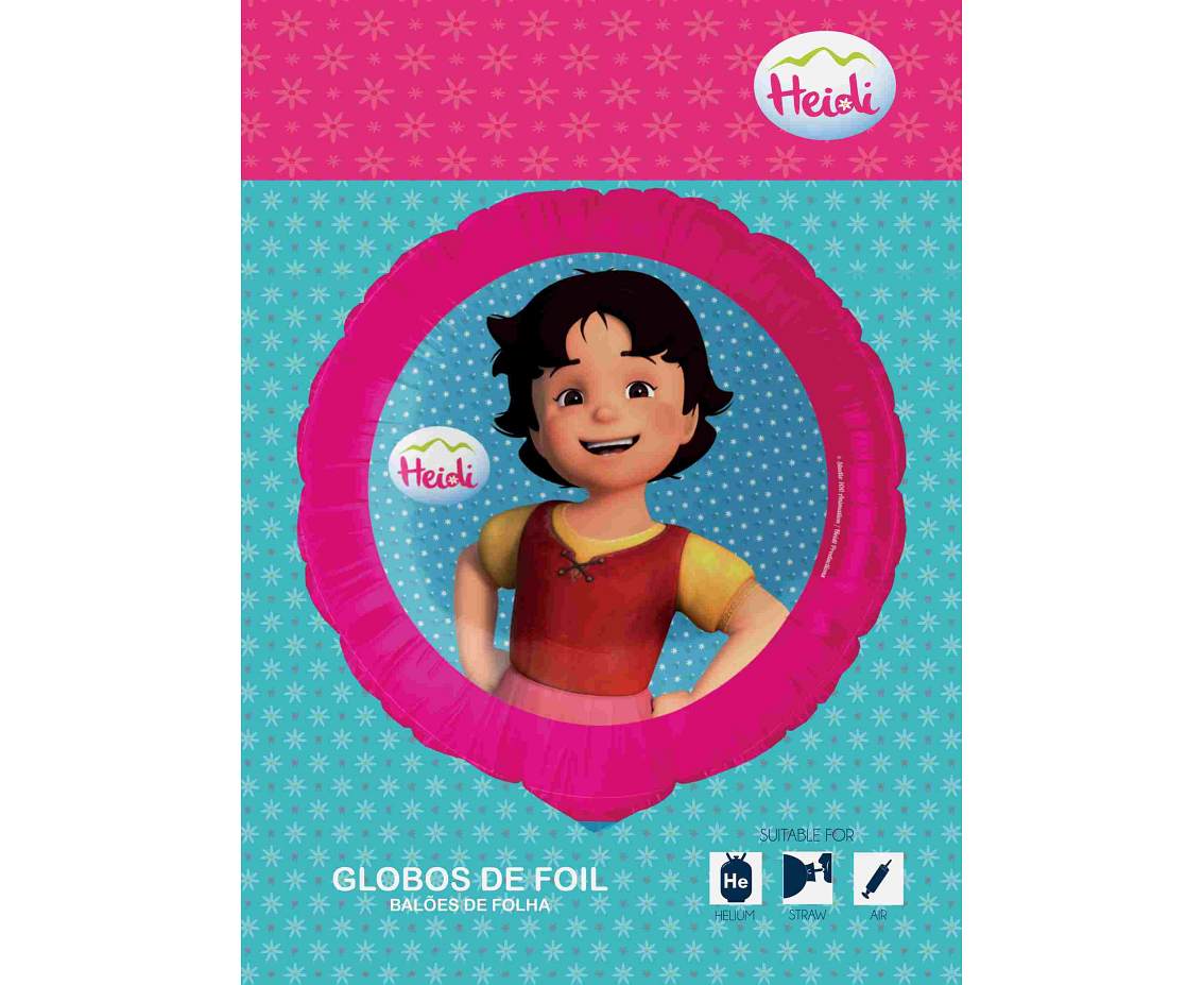 Balon foliowy 18" FX - Heidi, pakowany KK
