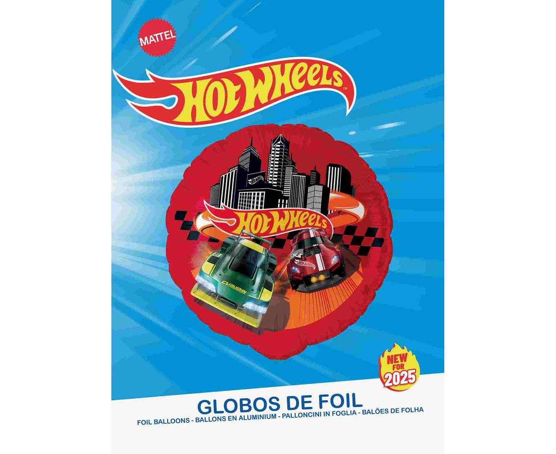 Balon foliowy 18" FX - Hot Wheels, pakowany