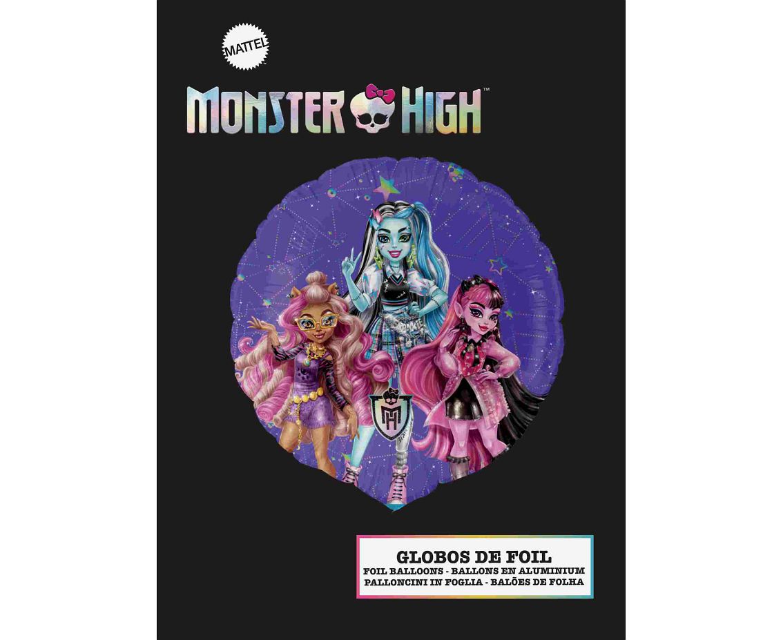 Balon foliowy 18" FX - Monster High, pakowany KK