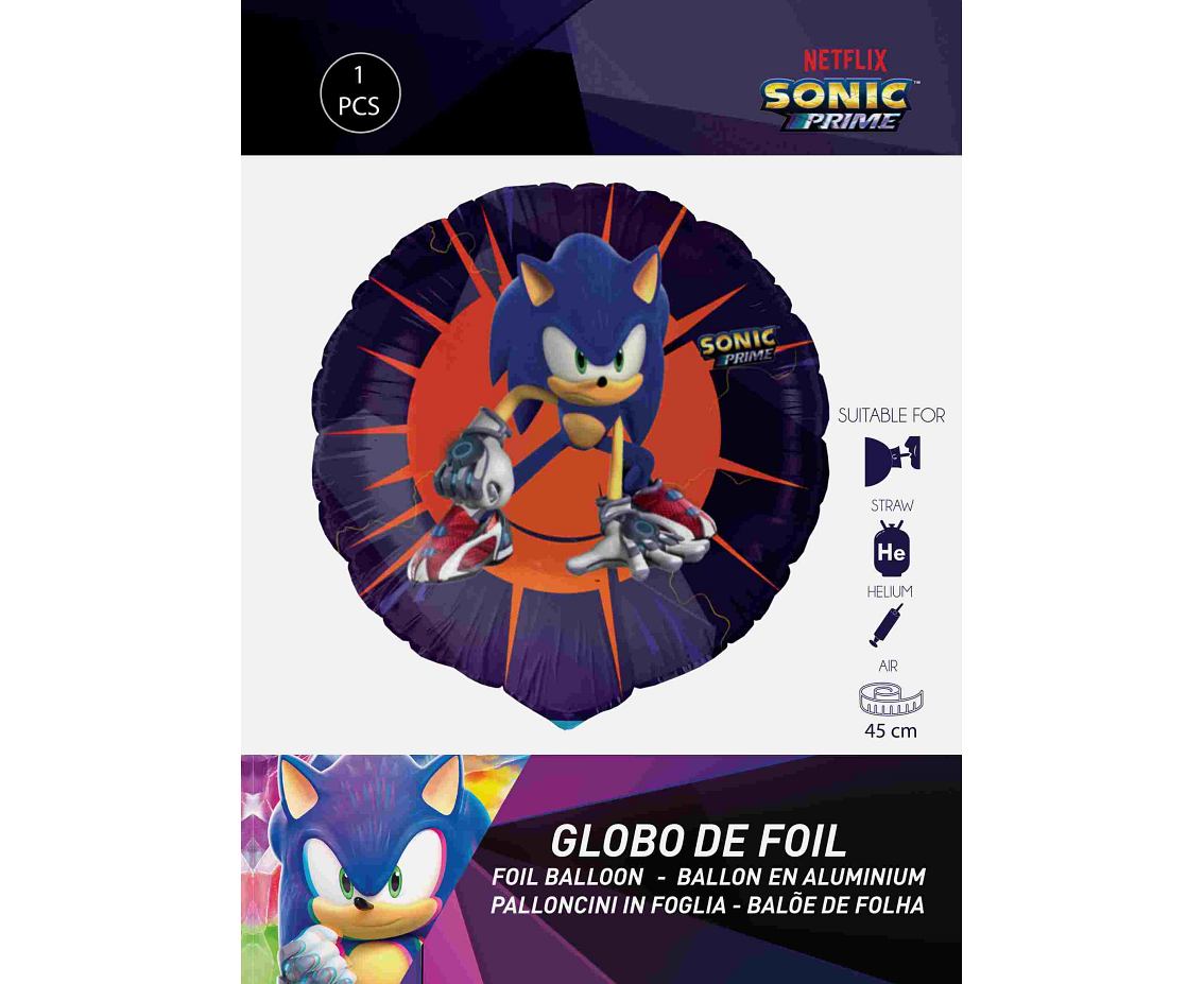 Balon foliowy 18" FX - Sonic, pakowany