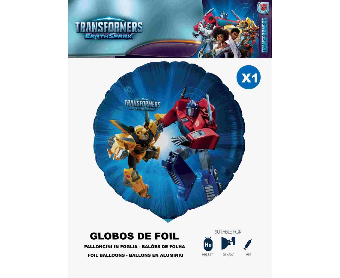 Balon foliowy 18" FX - Transformers Earthspark, pakowany