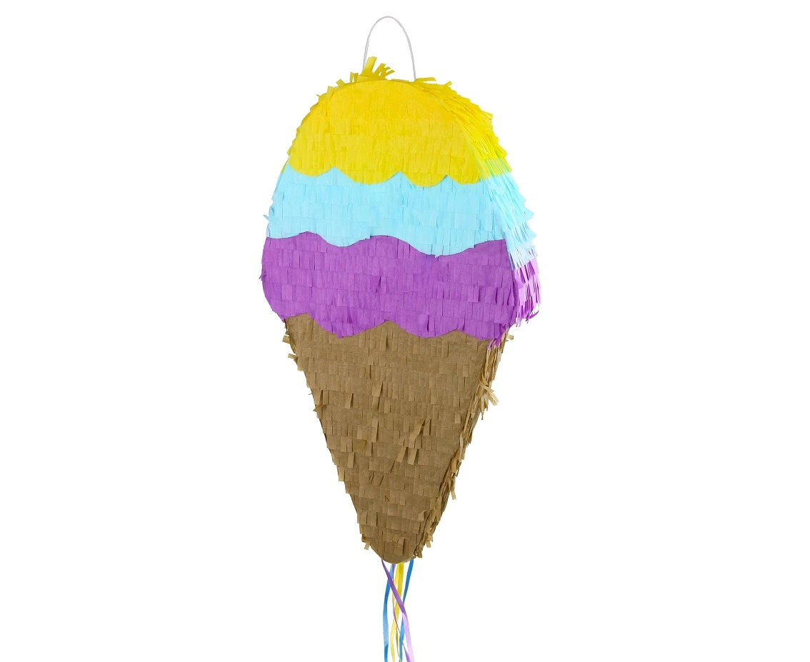 Piniata Lody w wafelku, 23x7.5x43cm