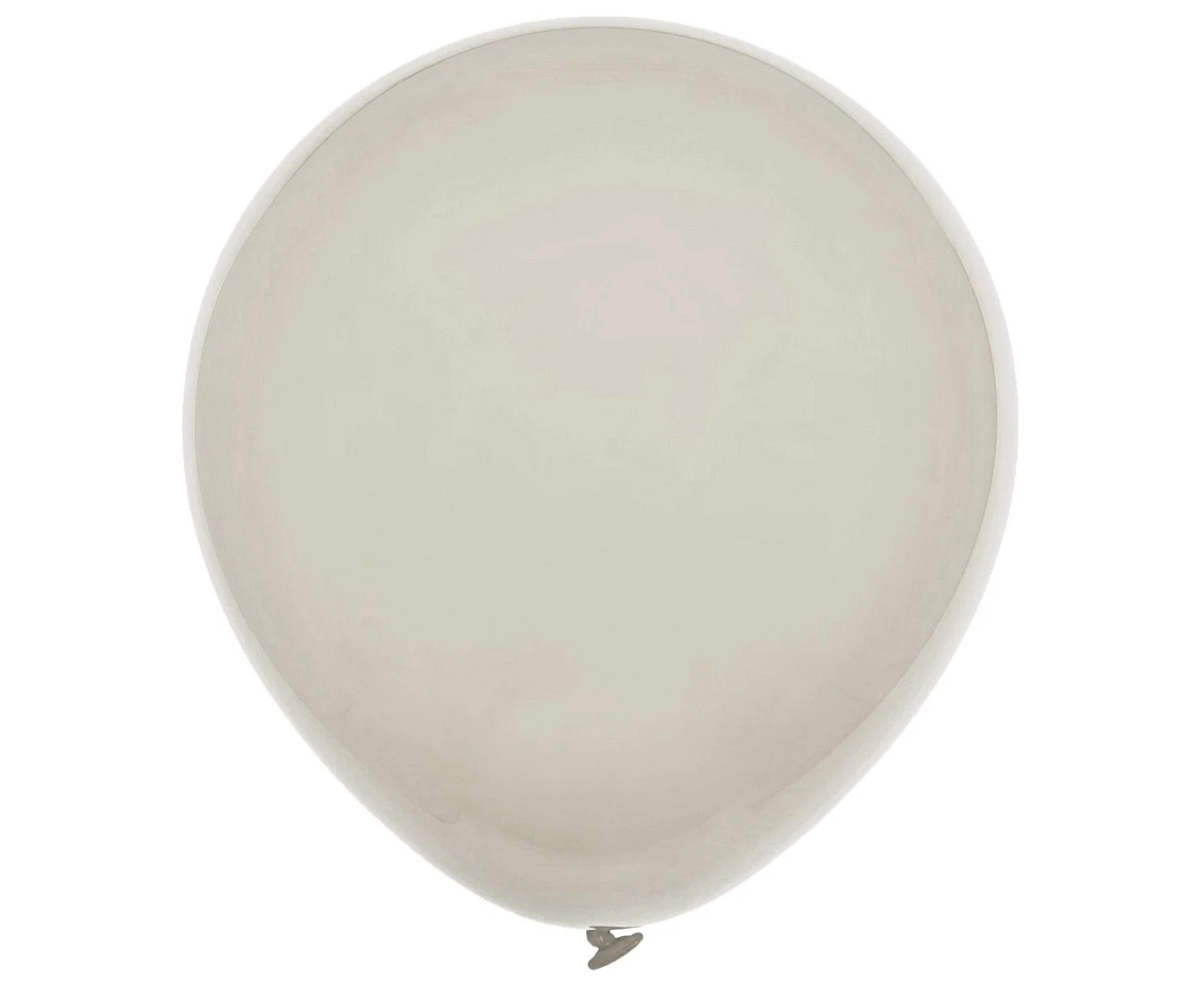 Balony Decomex 5", pastel zgaszona biel, 100szt.