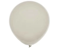 Balony Decomex 5", pastel zgaszona biel, 100szt.