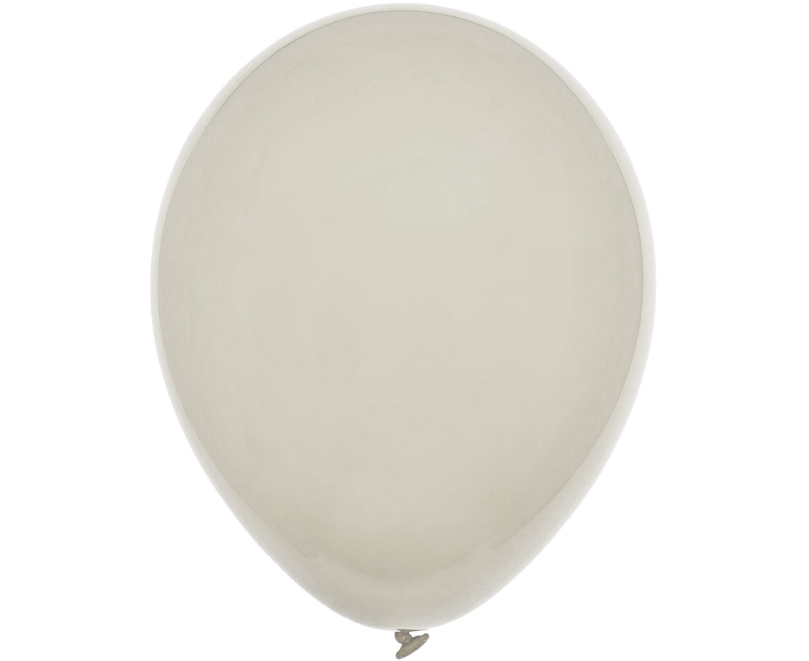 Balony Decomex 11", pastel zgaszona biel, 100szt.