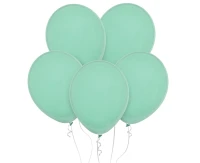 Balony Decomex 18", pastel zielona herbata, 25szt.