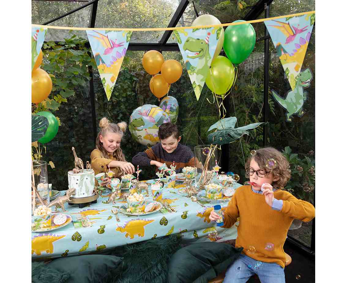 Talerzyki Dino party 23 cm, 10 szt.