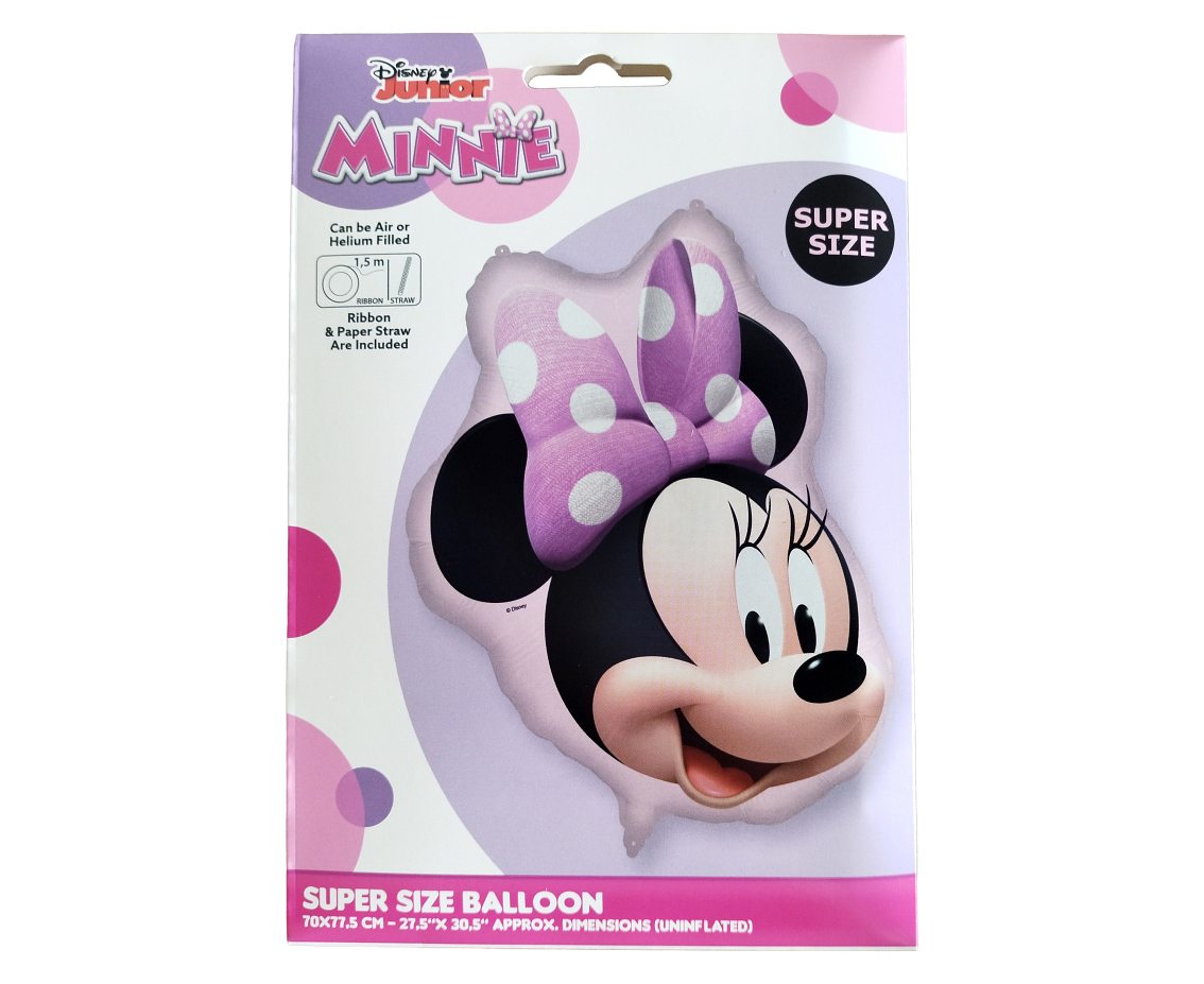 Balon foliowy MINNIE 70x77,5 cm DISNEY, 1 szt.