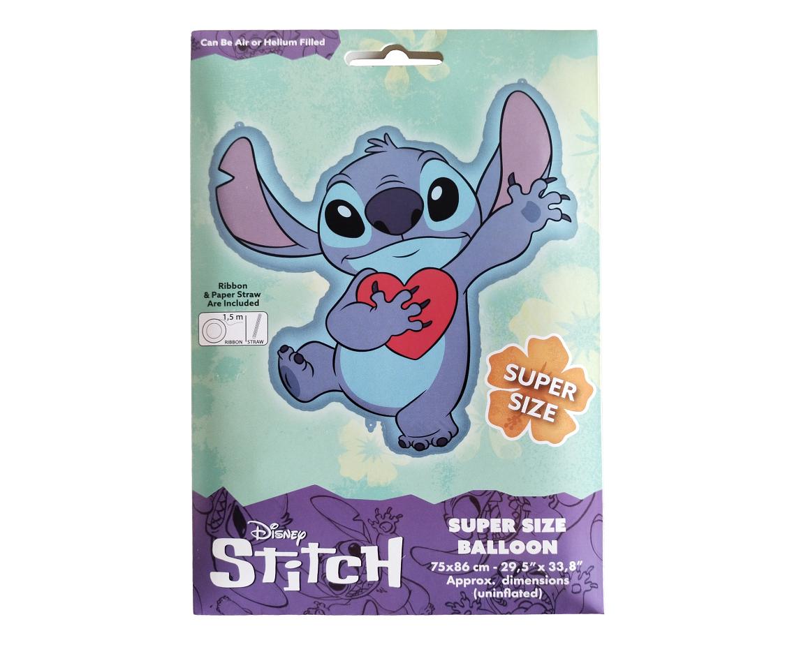Balon foliowy STITCH 75x86 cm DISNEY, 1 szt.
