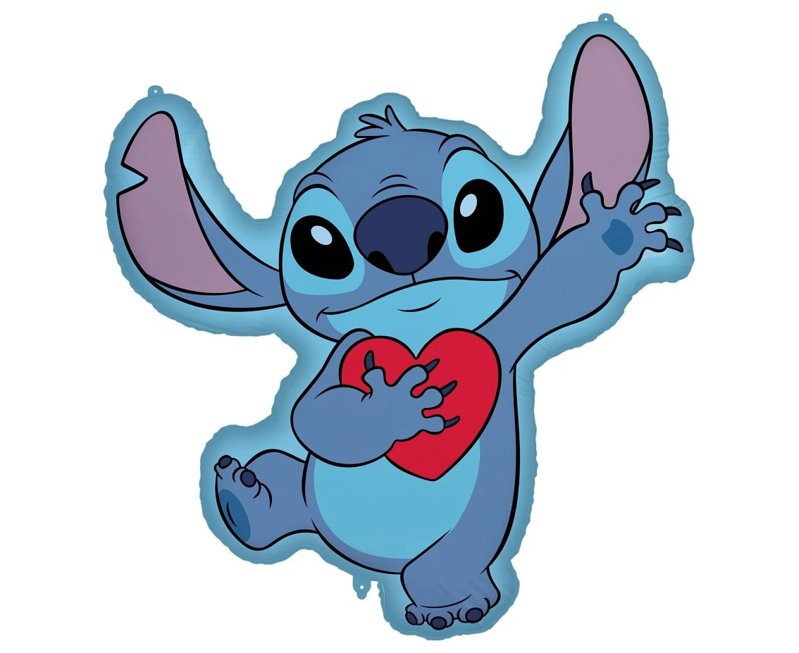 Balon foliowy STITCH 75x86 cm DISNEY, 1 szt.
