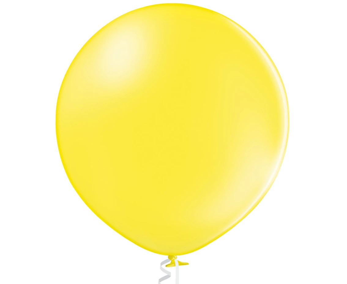 Balony Belbal 36", B350-006, (pastel yellow) pastel żółte, 5szt. KK