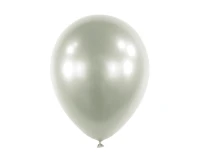 Balony Anagram 5", RND satynowa luxe platyna, 100szt. KK
