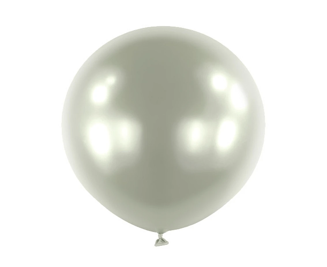 Balony Anagram 24", RND satynowa luxe platyna, 4szt. KK