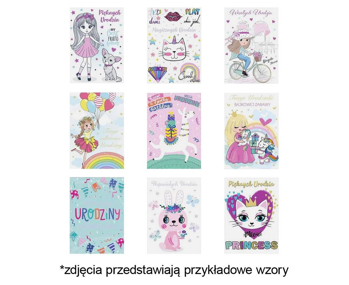 Laurka Lux Edition B6LUX 127x180 Urodziny Dziecięce zest. 792 Dziecięce - Dziewczynka