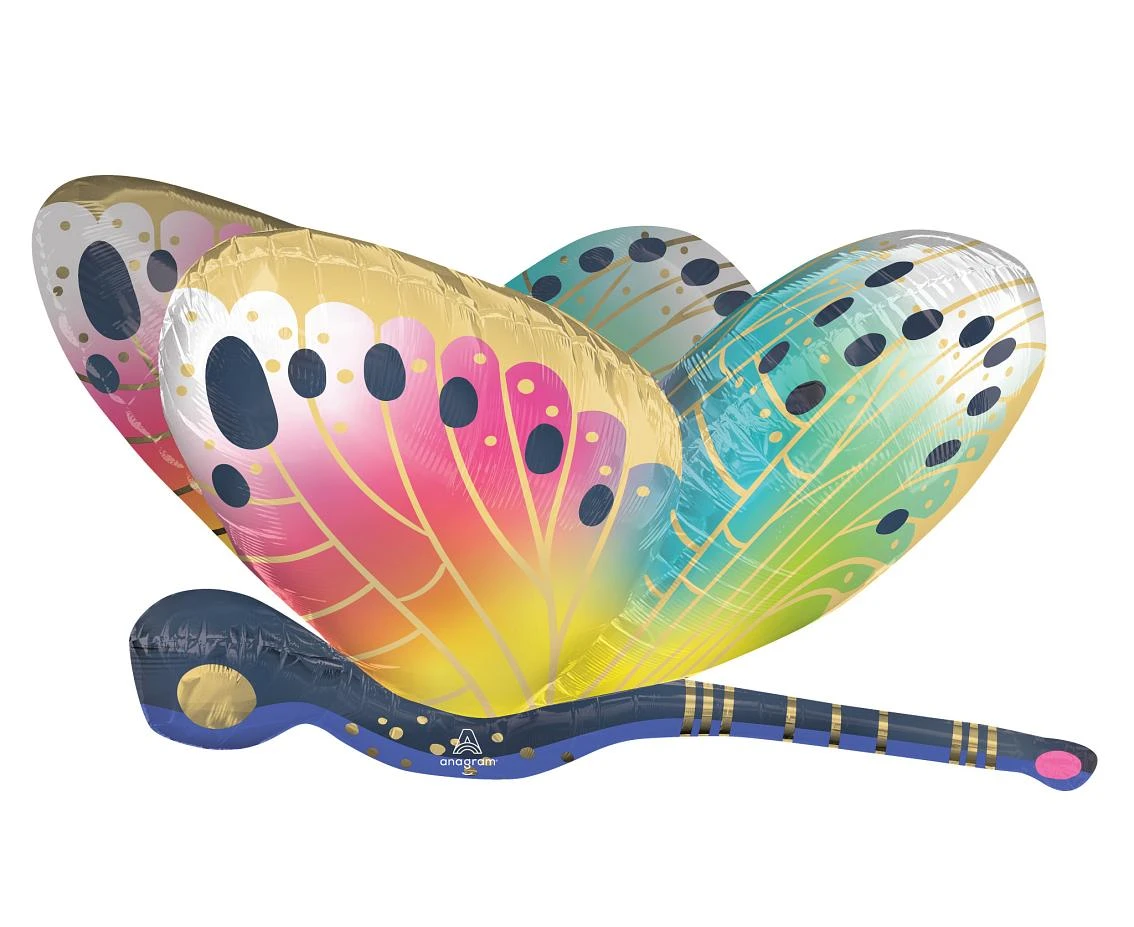 Balon foliowy UltraShape vibrant flutters dragonfly KK