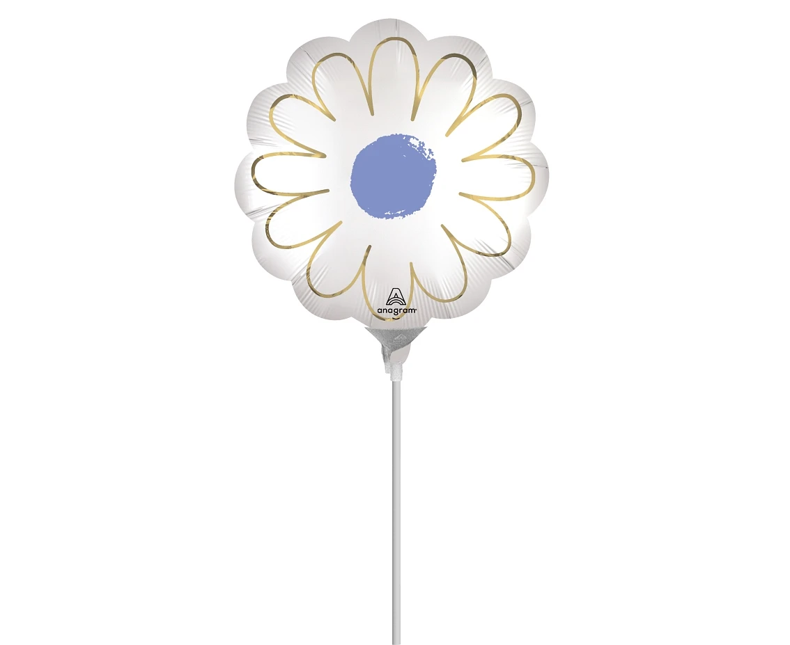 Balon foliowy Mini Shape purple daisy KK