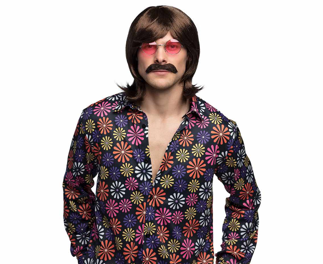 Koszula hipisowska Flower Power, rozm. XL