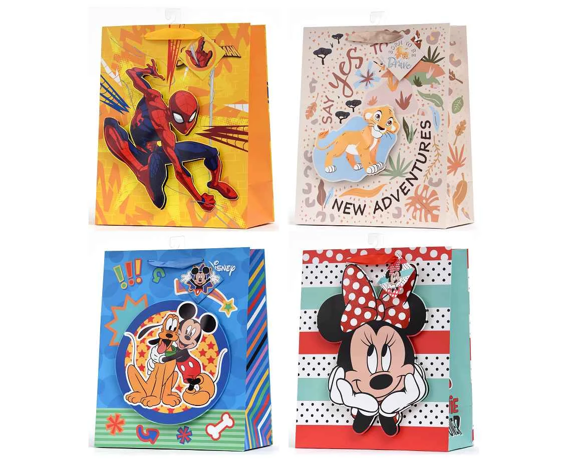 Torebka prezentowa 3D set 08X DISNEY, 1 szt.