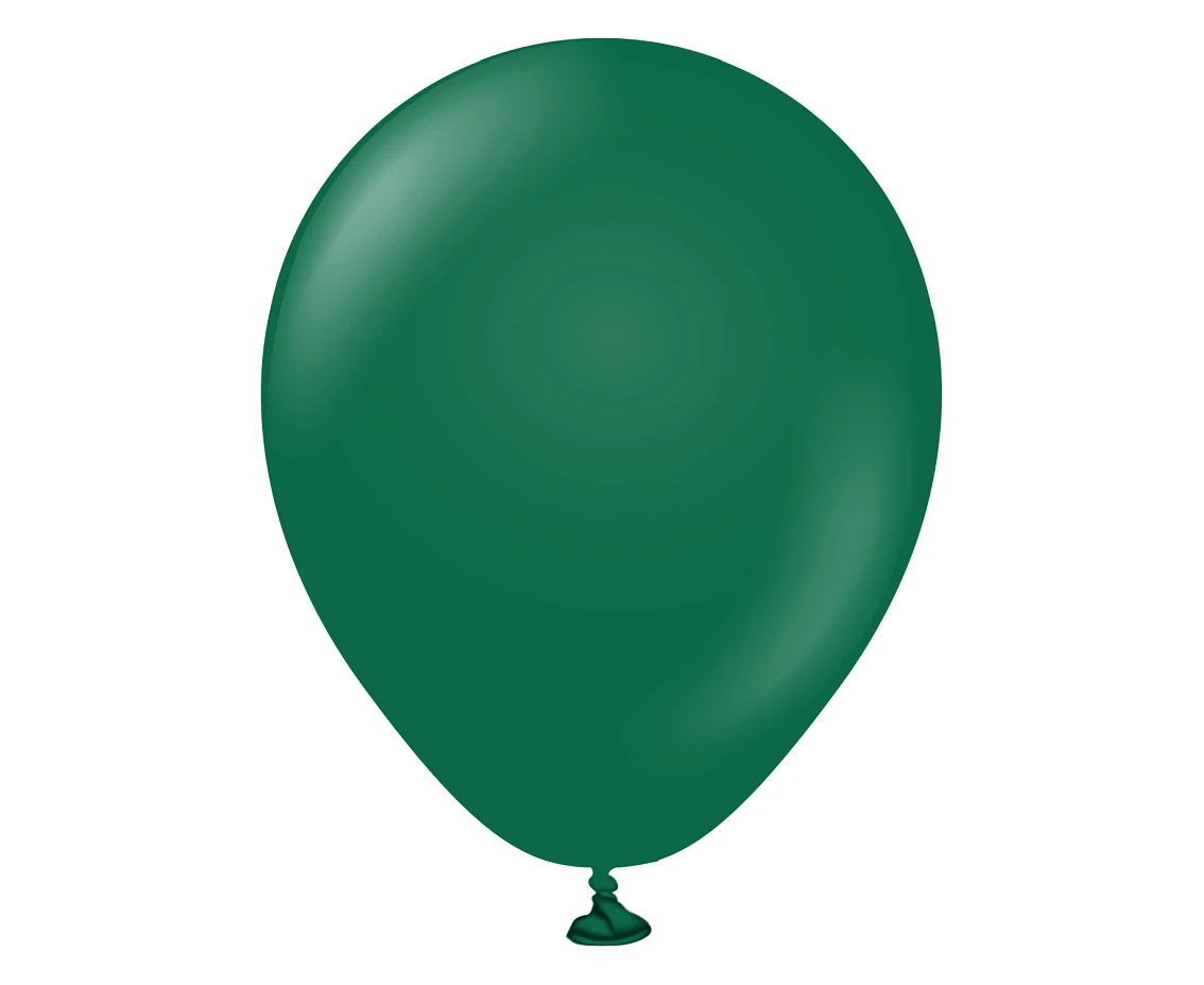 Balony Kalisan 5", (standard dark green) standard ciemnozielone, 100szt.
