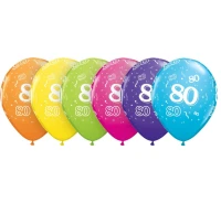 Balony Anagram 11", QL "80", pastel mix tropikalny, 6szt. KK