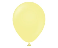 Balony Kalisan 5", (macaron yellow) macaron żółte, 100szt.