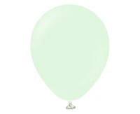 Balony Kalisan 5", (macaron pale green) macaron jasnozielone, 100szt.
