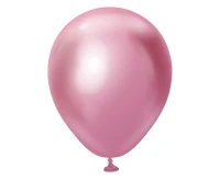 Balony Kalisan 5", (mirror pink) mirror różowe, 100szt.
