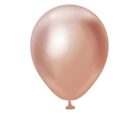 Balony Kalisan 5", (mirror rose gold) mirror różowo-złote, 100szt.