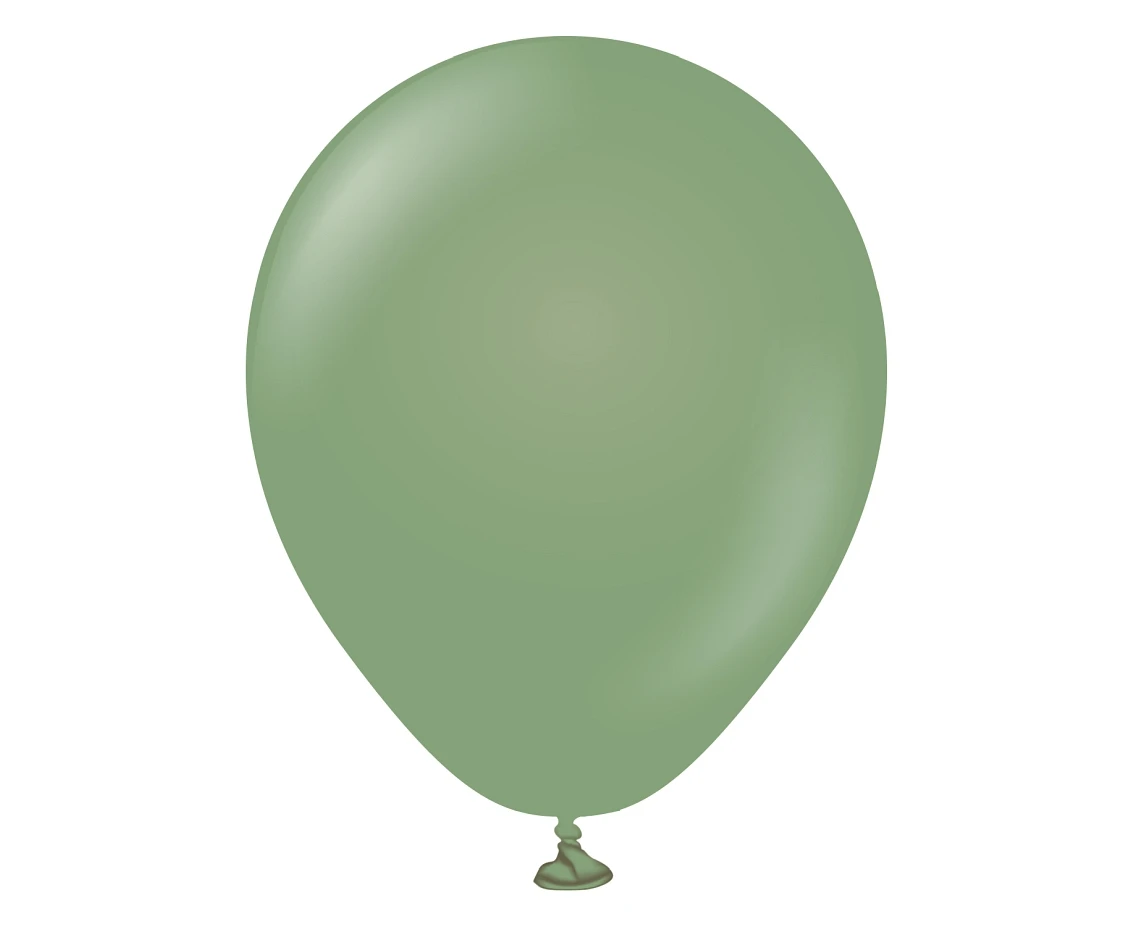 Balony Kalisan 5", (retro eucalyptus) retro eukaliptusowe, 100szt.