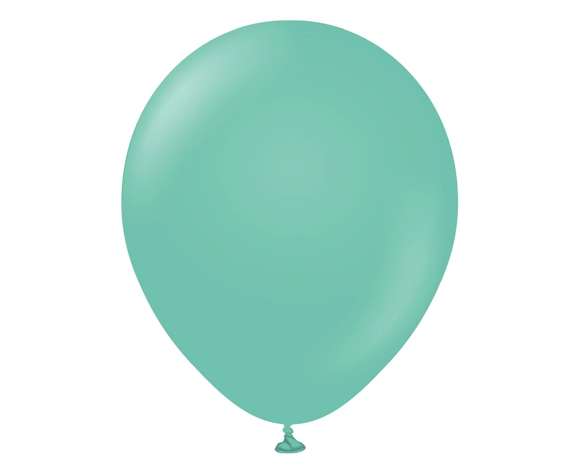 Balony Kalisan 12", standard morska zieleń (standard sea green), 100szt.