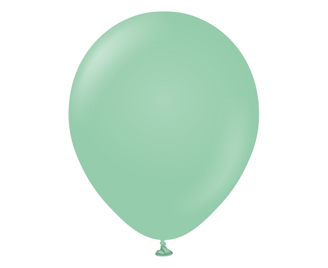Balony Kalisan 12", (standard mint green) standard miętowa zieleń, 100szt.