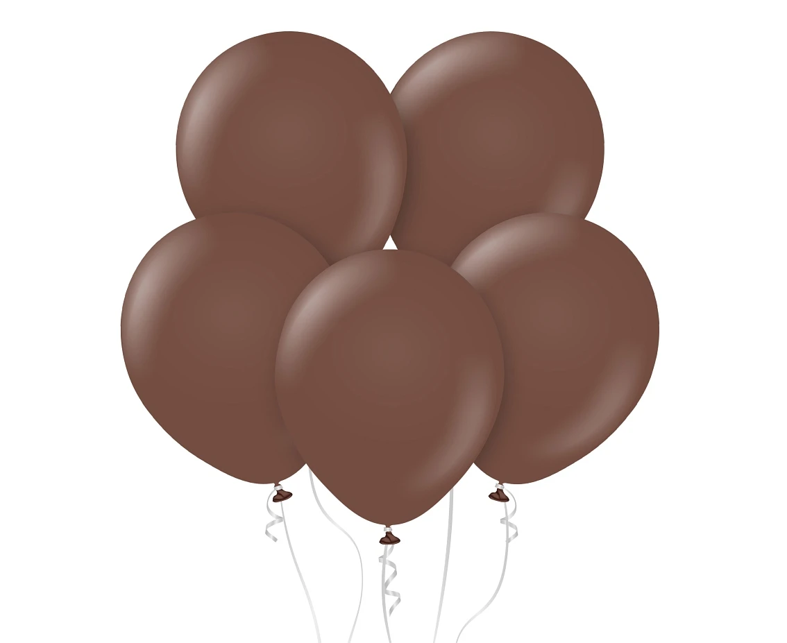 Balony Kalisan 12", (standard chocolate brown) standard czekoladowy brąz, 100szt.