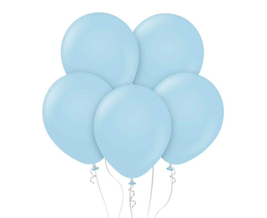 Balony Kalisan 12", (macaron blue) macaron niebieskie, 100szt.