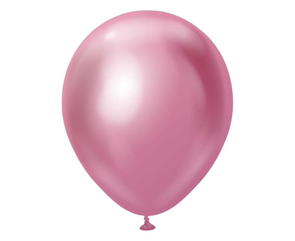 Balony Kalisan 12", (mirror pink) mirror różowe, 50szt.