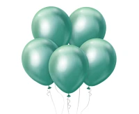 Balony Kalisan 12", (mirror green) mirror zielone, 50szt.