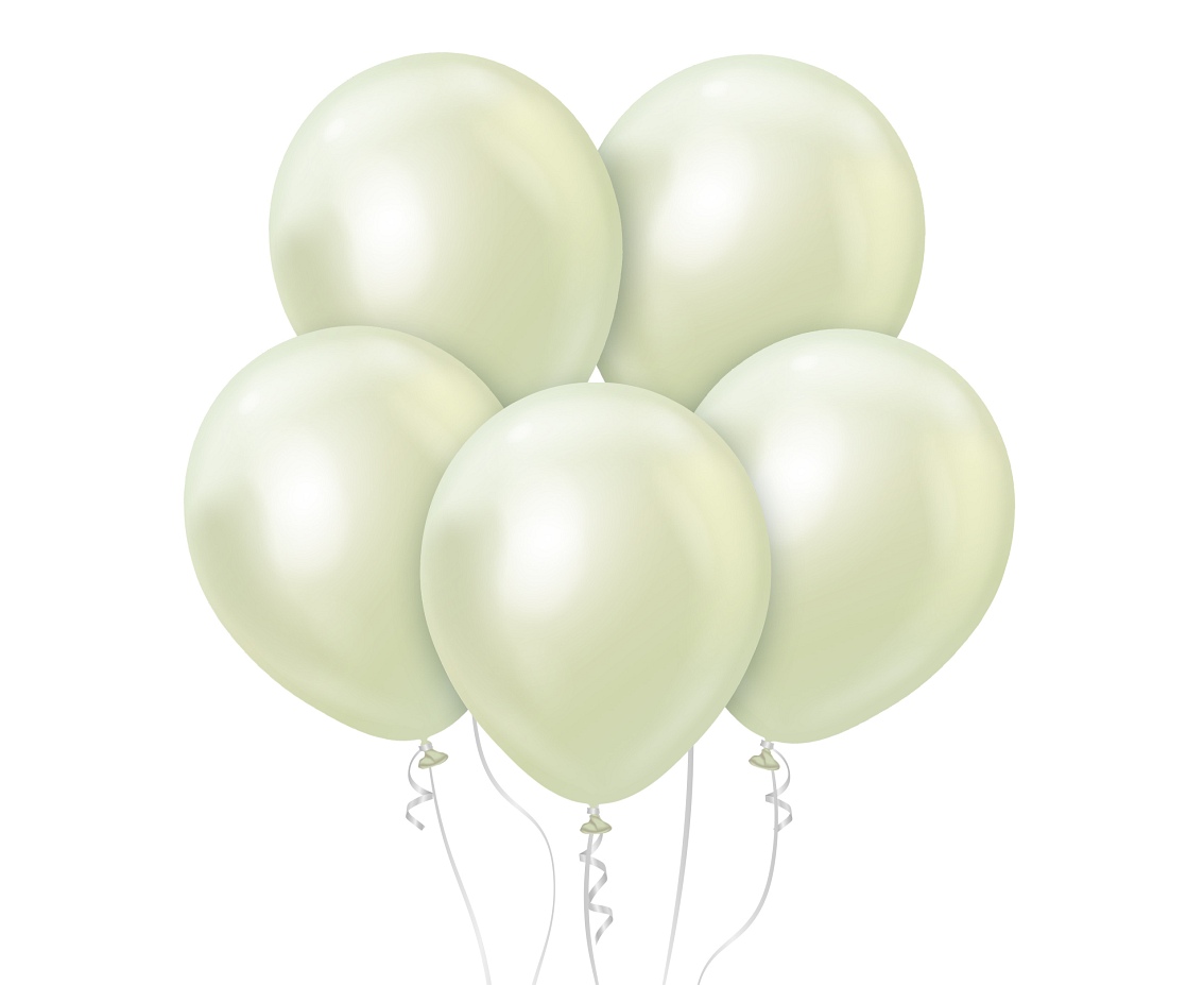 Balony Kalisan 12", (mirror green gold) zielono złote, 50 szt.