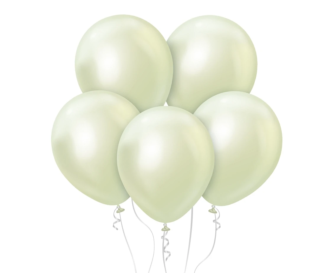 Balony Kalisan 12", zielono złote (mirror green gold), 50 szt.