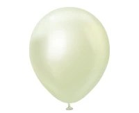 Balony Kalisan 12", (mirror green gold) zielono złote, 50 szt.