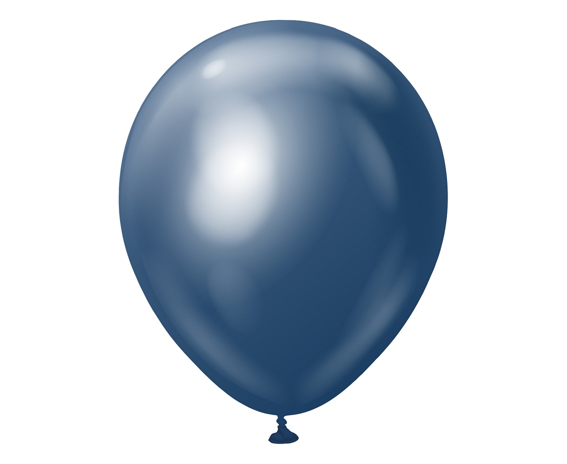 Balony Kalisan 12", (mirror navy) mirror granatowe, 50szt.