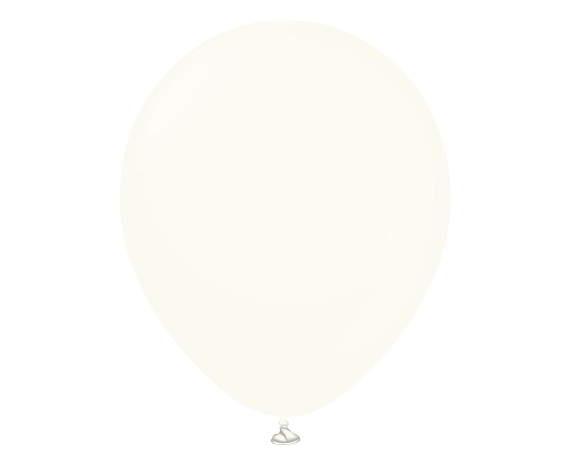 Balony Kalisan 12", (retro white) retro białe, 100szt.