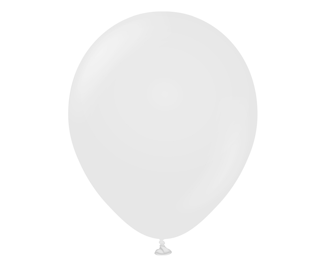 Balony Kalisan 18", (standard white) standard białe, 25szt.