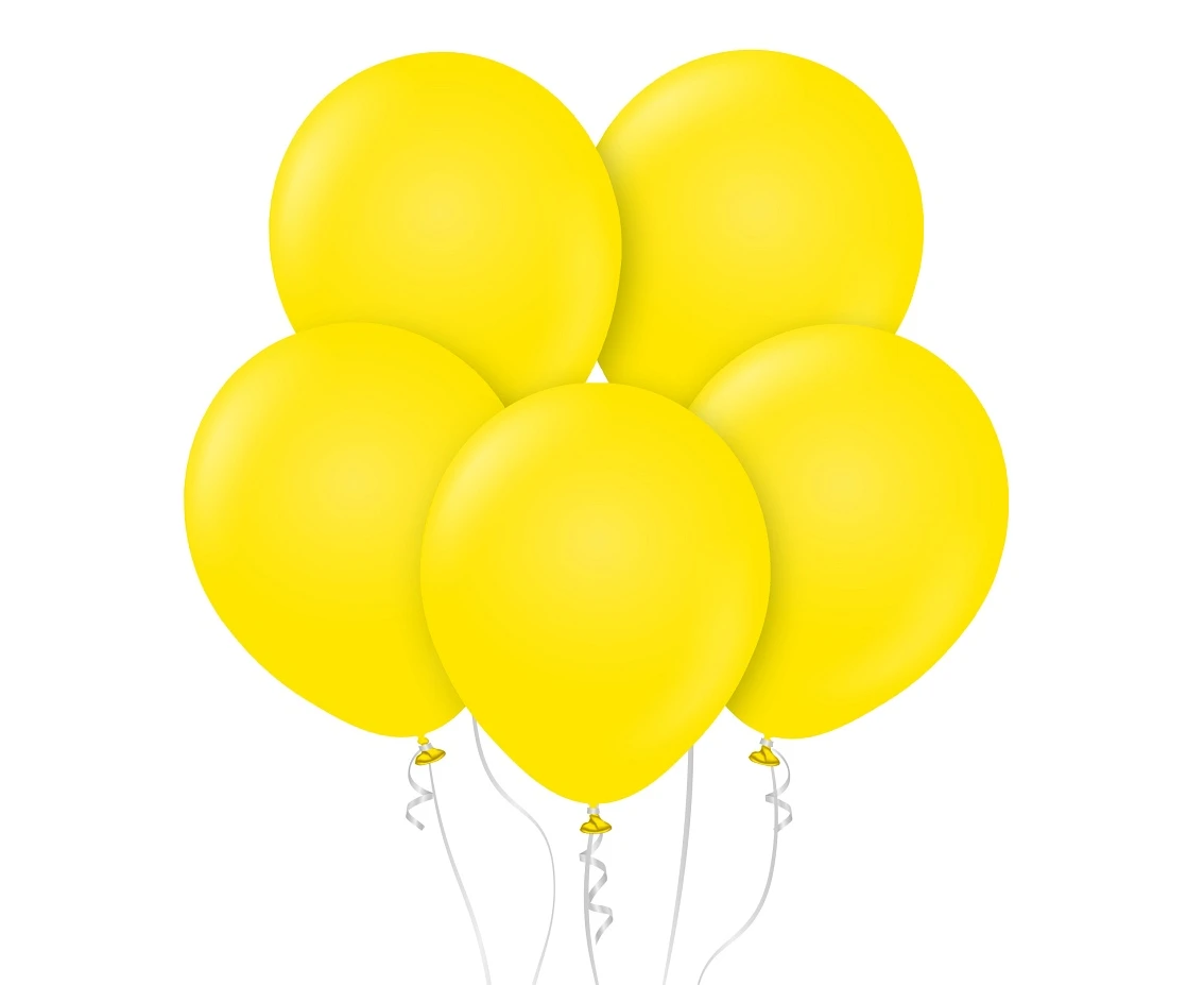 Balony Kalisan 18", (standard yellow) standard żółte, 25szt.