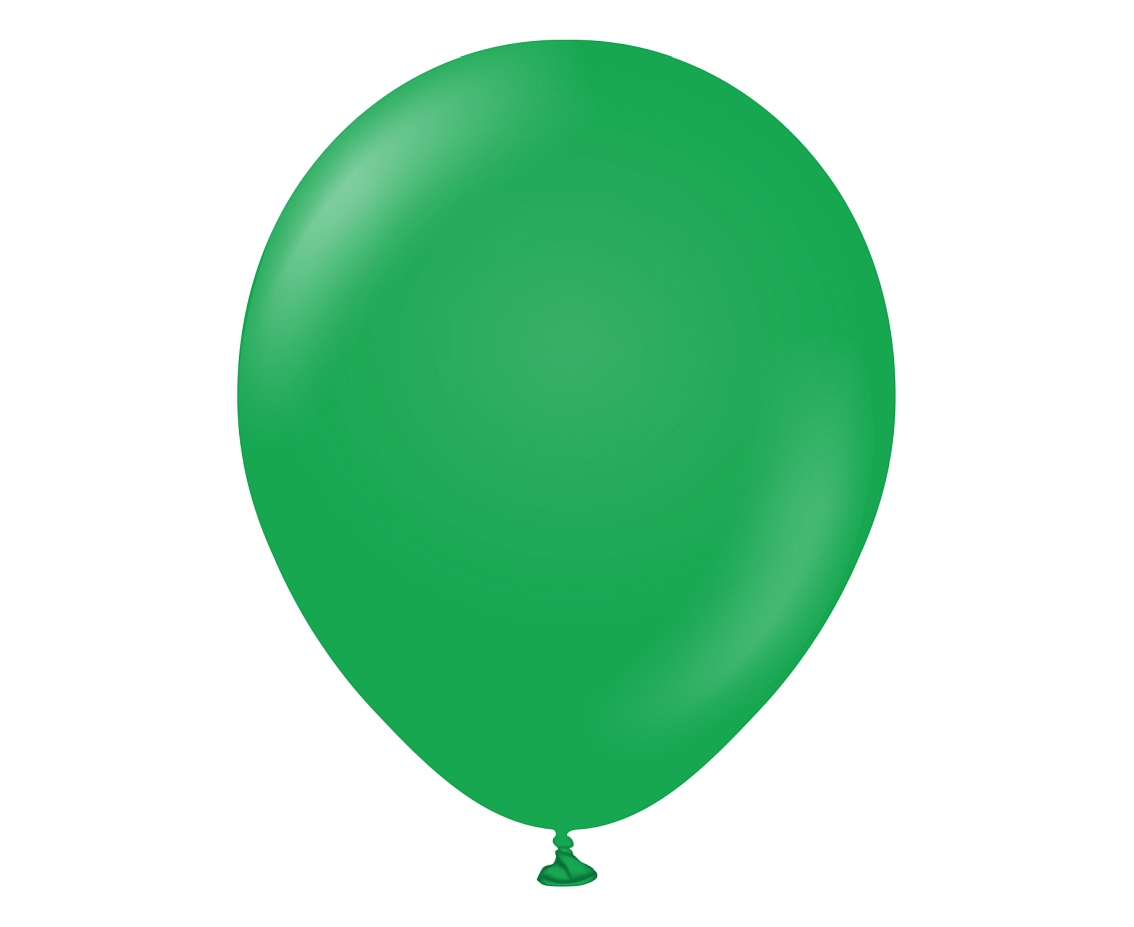 Balony Kalisan 18", (standard green) standard zielone, 25szt.