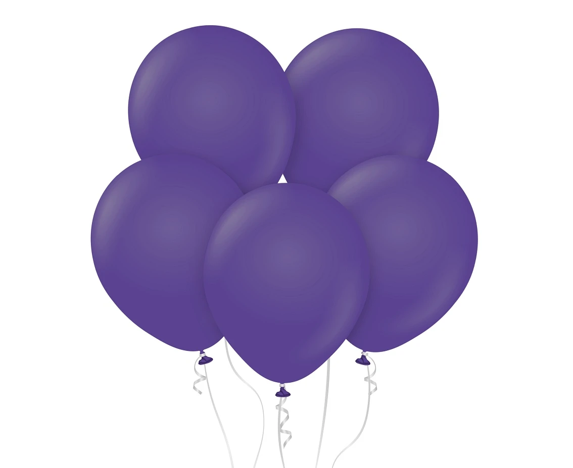 Balony Kalisan 18", (standard violet) standard fioletowe, 25szt.