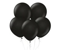 Balony Kalisan 18", (standard black) standard czarne, 25szt.