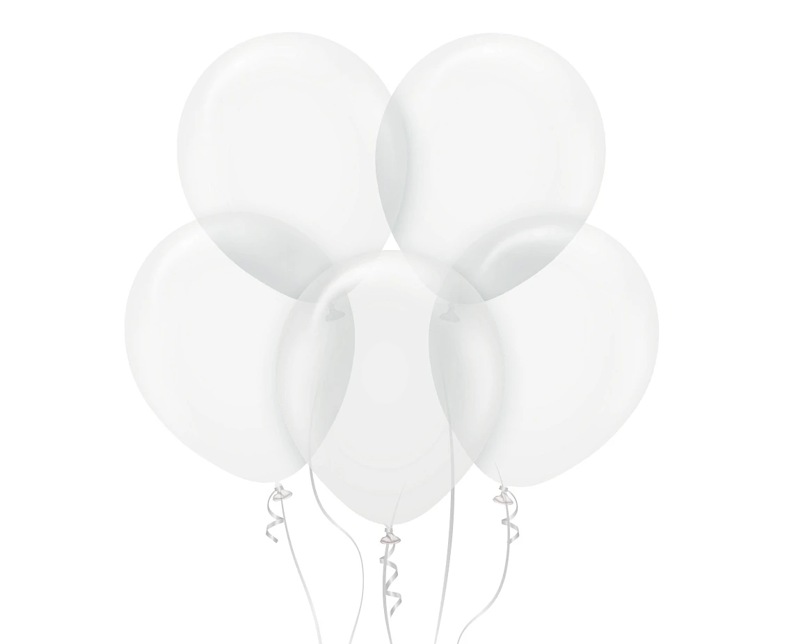 Balony Kalisan 18", (standard transparent) standard przezroczyste, 25szt.