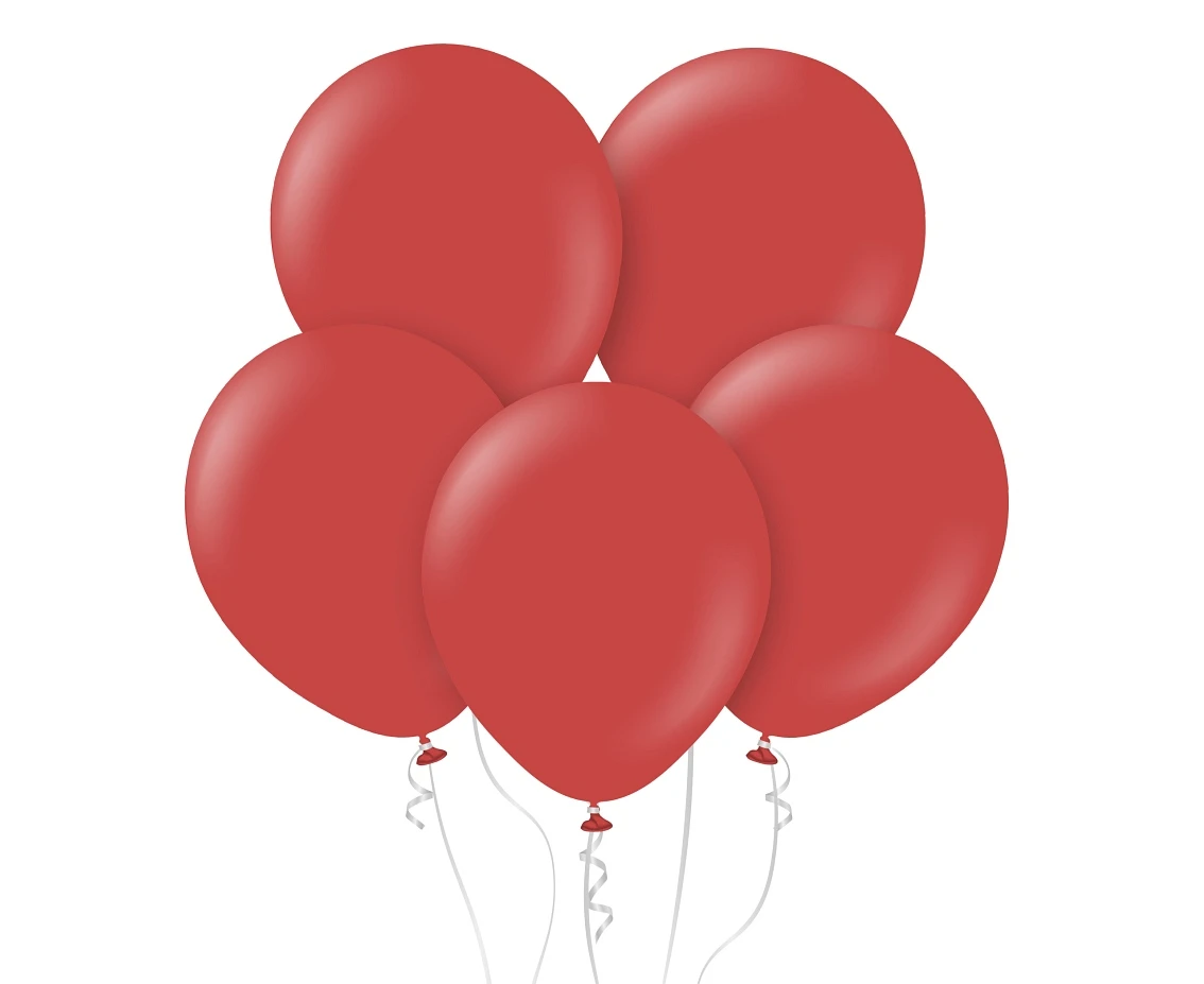 Balony Kalisan 18", (standard deep red) standard głębokie czerwone, 25szt.